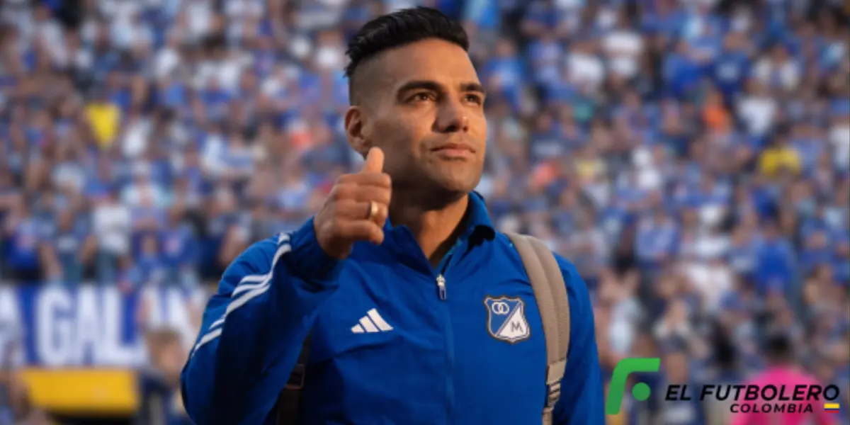 Falcao García. Foto: X de Millonarios.