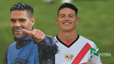 Falcao García y James Rodríguez. Foto: Falcao García y James Rodríguez.