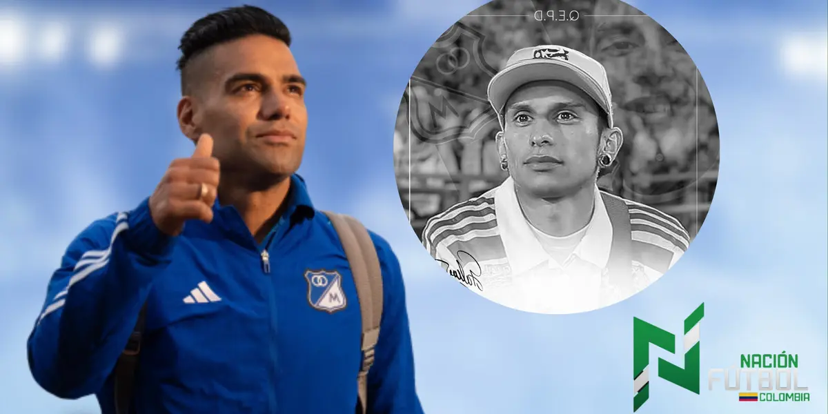 Falcao García y Javier Acosta. Foto: redes de Millonarios.