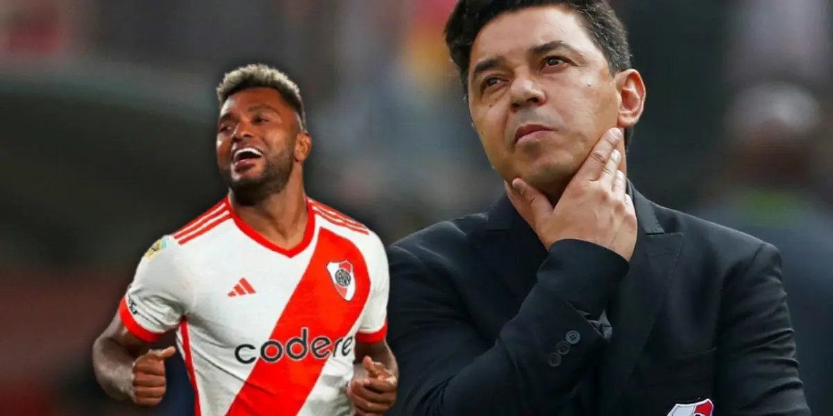 Preocupación en River Plate por Miguel Ángel Borja y el plan menos esperado por Gallardo