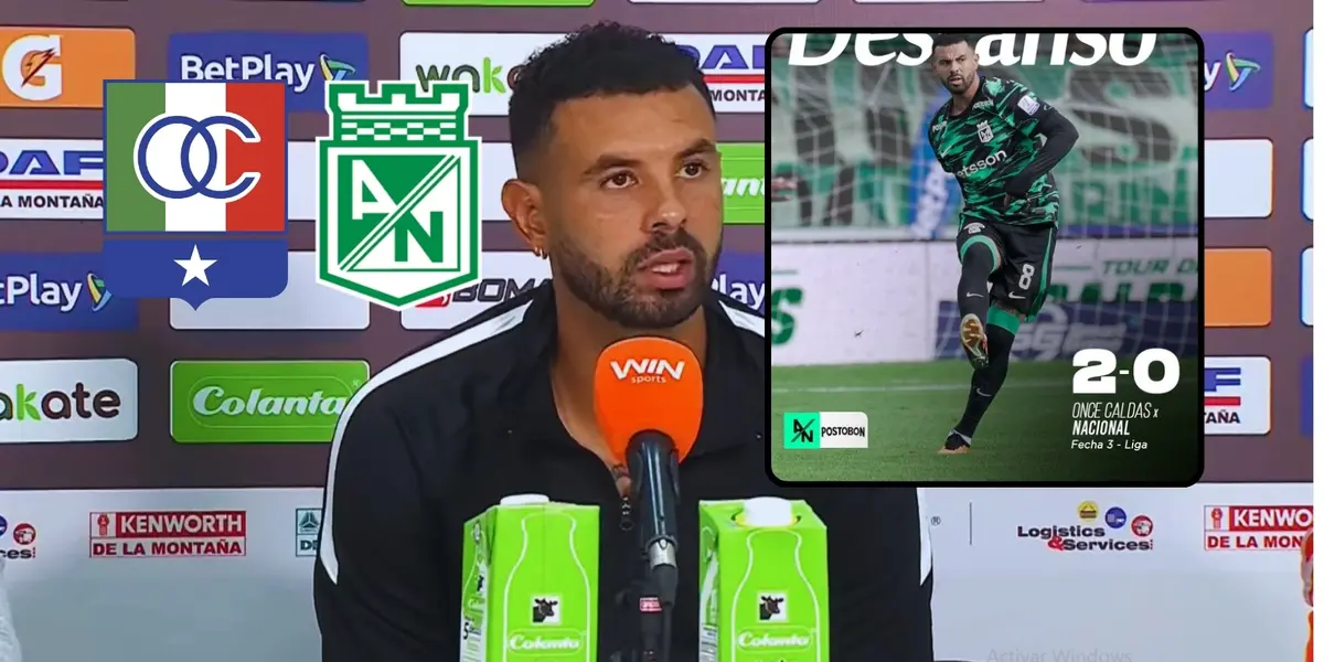 Edwin Cardona fue sincero y admitió lo que no hizo Atlético Nacional y si Once Caldas