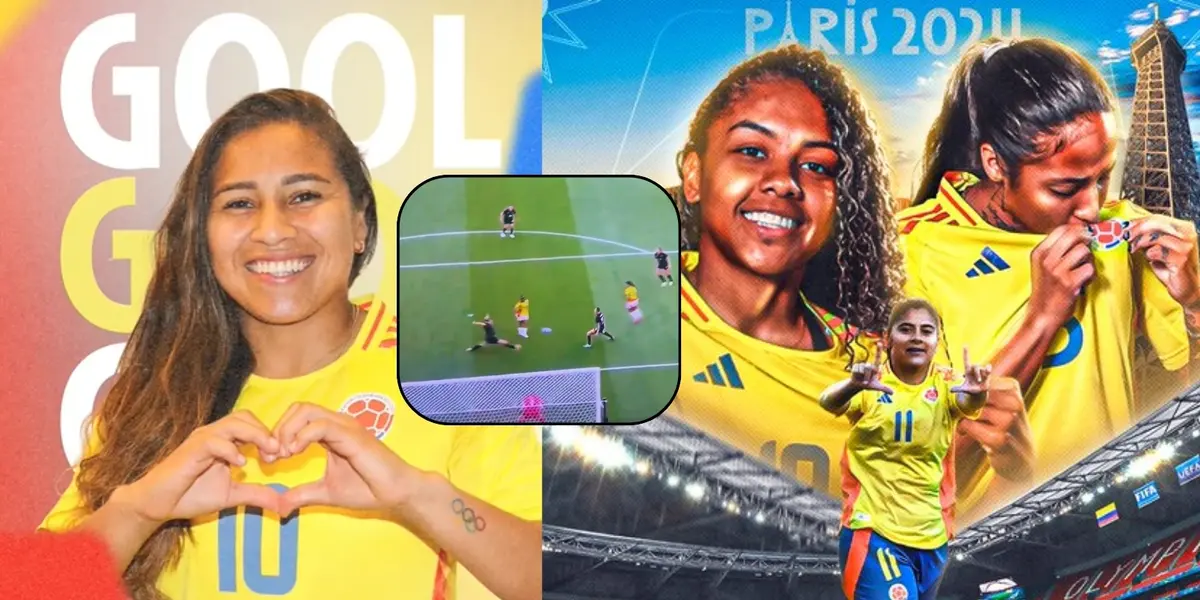 Gol de la Selección Colombia Femenina para el 2-0 vs Nueva Zelanda en los Juegos Olímpicos