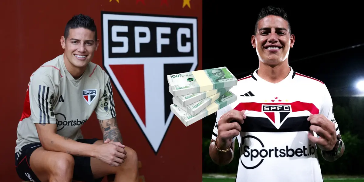 Se reveló la millonada que James Rodríguez dejó escapar solo por irse del São Paulo