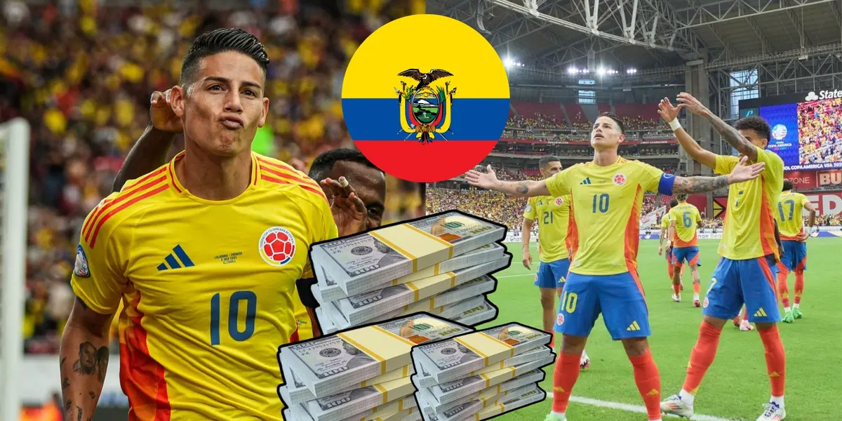 Si lo quieren en Ecuador, la fortuna que deben pagarle a James Rodríguez al mes