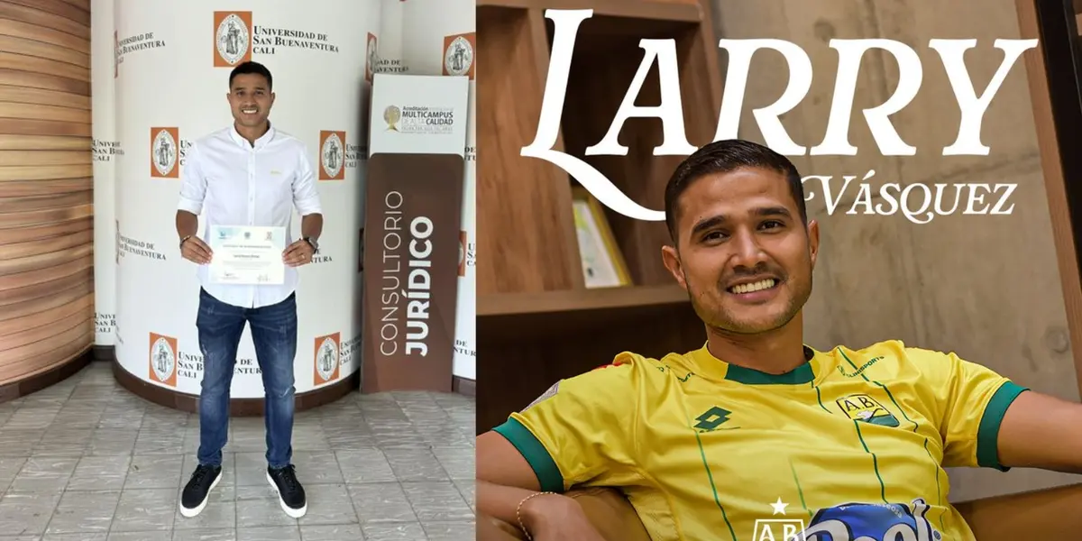 Le dio la estrella 16 a Millonarios FC, Larry Vásquez ahora recibió un importante diploma