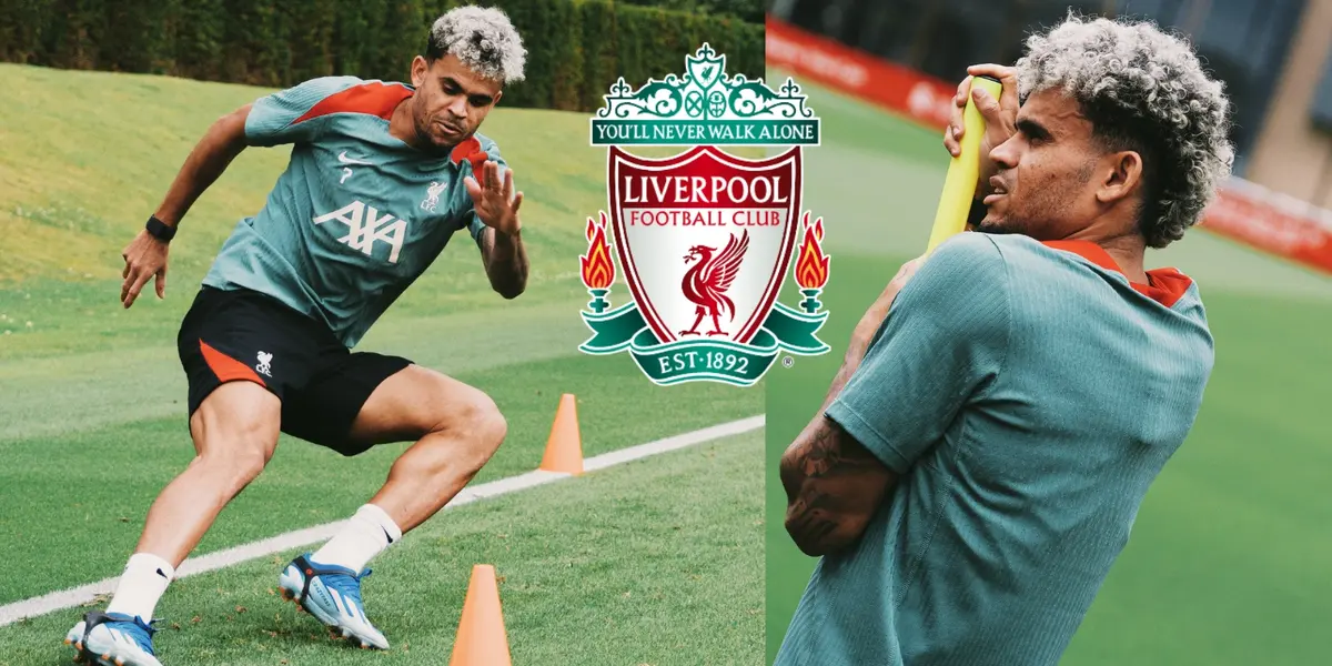 (VIDEO) Así fue magia de Luis Díaz apenas se sumó a los entrenamientos del Liverpool 