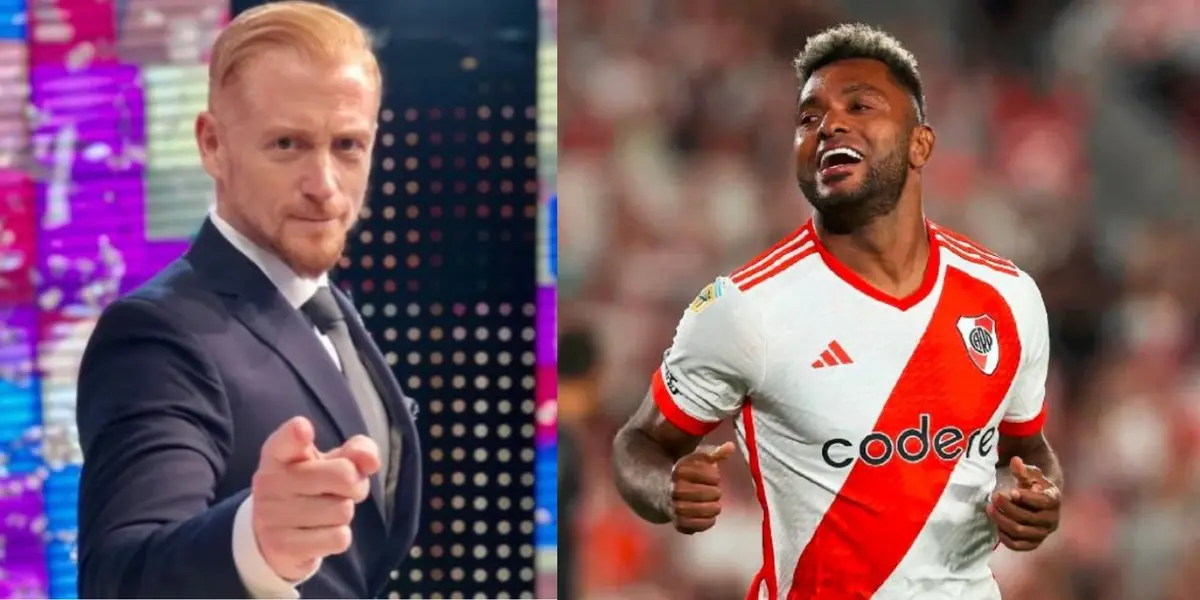 Martín Liberman se deshace en elogios con Miguel Ángel Borja en River Plate