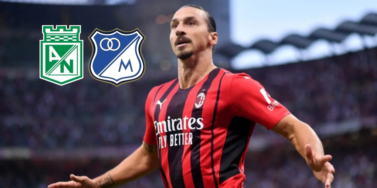 ¿Nacional o Millonarios FC? Zlatan Ibrahimović tiene la camiseta de un equipo colombiano