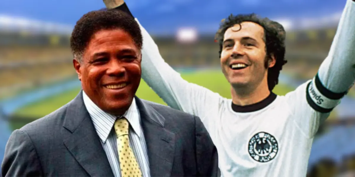 Francisco Maturana y Franz Beckenbauer.