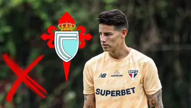 James Rodríguez entrenando con el Sao Paulo