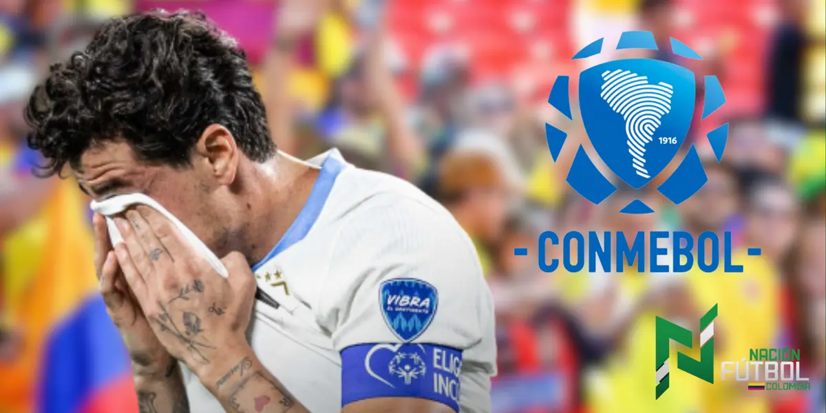 Conmebol expuso los nombres de los jugadores de Uruguay sancionados por repartir puño a hinchas de Colombia