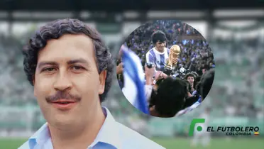 Pablo Escobar. Foto: Tomada de web de Semana, Fifa y Nacional.