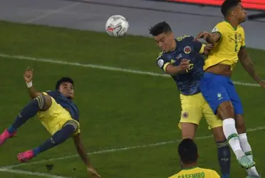 Rafael Santos Borré marcó el gol de la victoria colombiana sobre Japón.