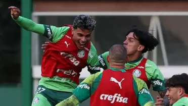 Richard Ríos. FOTO: Palmeiras oficial