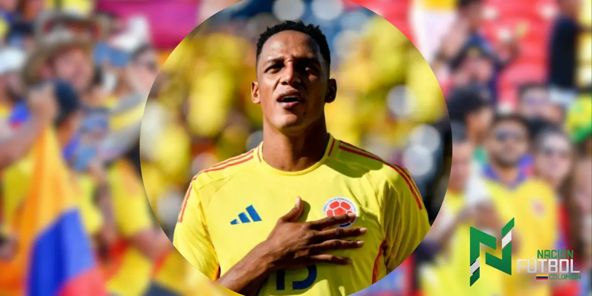 Yerry Mina. Foto: redes de Yerry Mina y Selección Colombia.